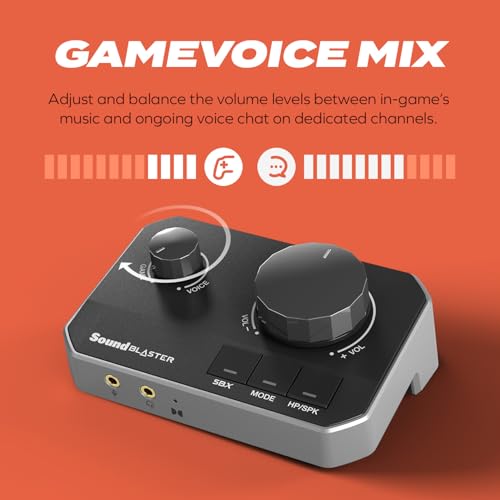 Sound Blaster G8, USB Dual DAC & Headphone AMP, High-Res Audio