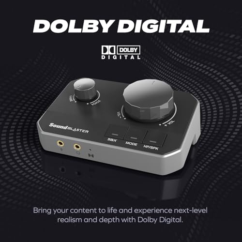 Sound Blaster G8, USB Dual DAC & Headphone AMP, High-Res Audio