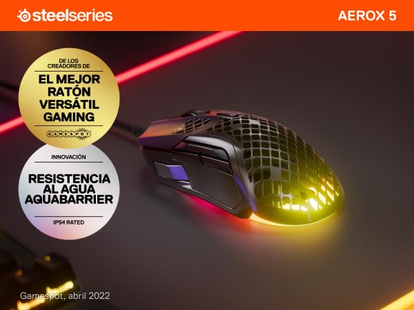 SteelSeries Aerox 5 Lightweight Gaming Mouse