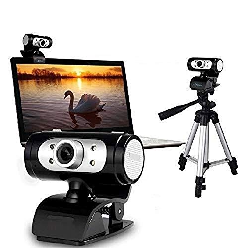 1080p USB Webcam with Built-In Microphone for Streaming