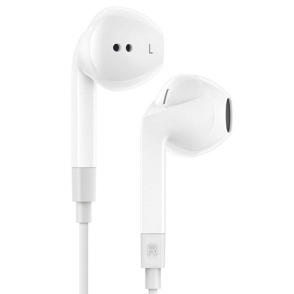 LUDOS FEROX Wired Earbuds in-Ear Headphones, 5 Year Warranty, Earphones with Microphone, Noise Isolation Corded for 3.5mm Jack Ear Buds for iPhone, Samsung, Computer, Laptop, Kids, School Students