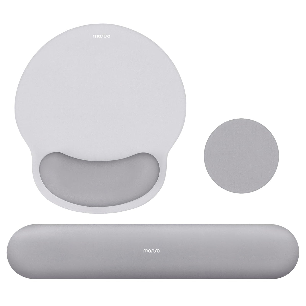 MOSISO Wrist Rest Support for Mouse Pad&Keyboard Set