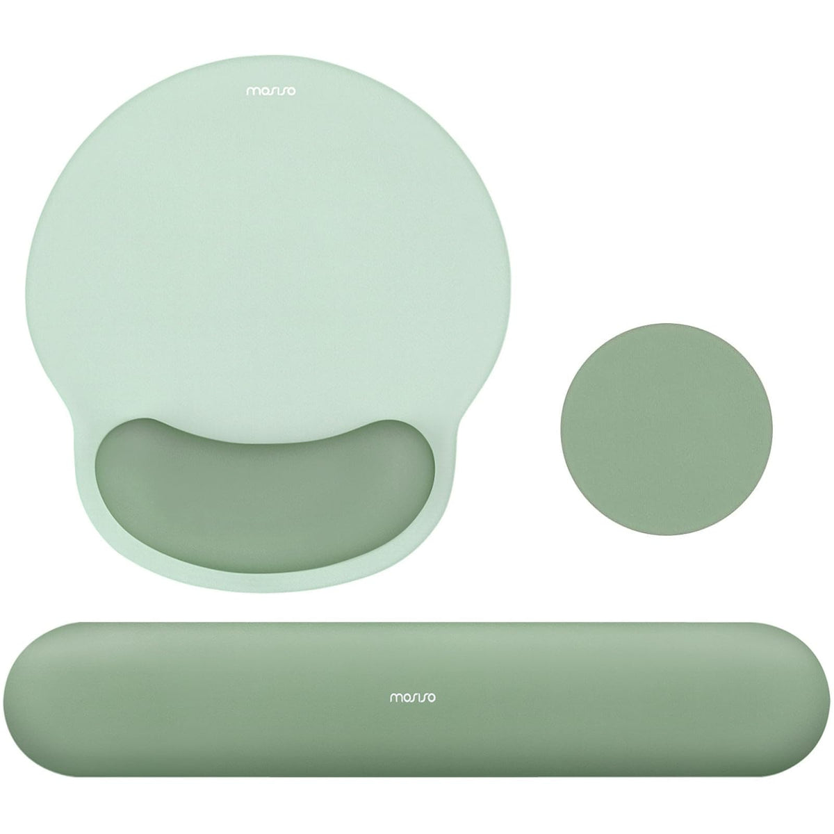MOSISO Wrist Rest Support for Mouse Pad&Keyboard Set