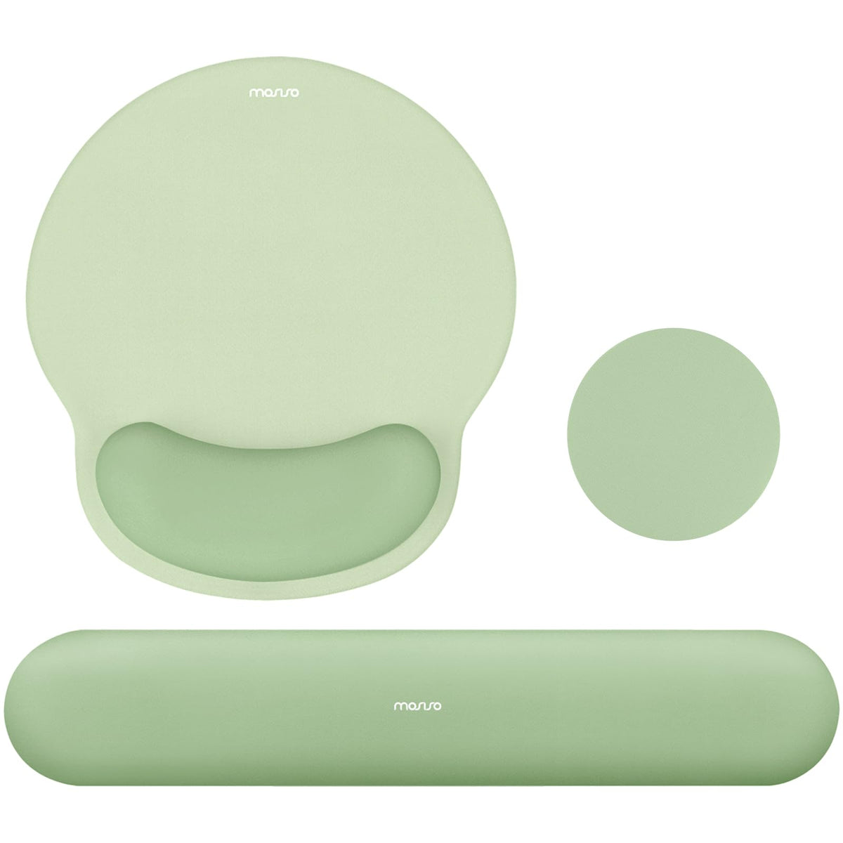 MOSISO Wrist Rest Support for Mouse Pad&Keyboard Set
