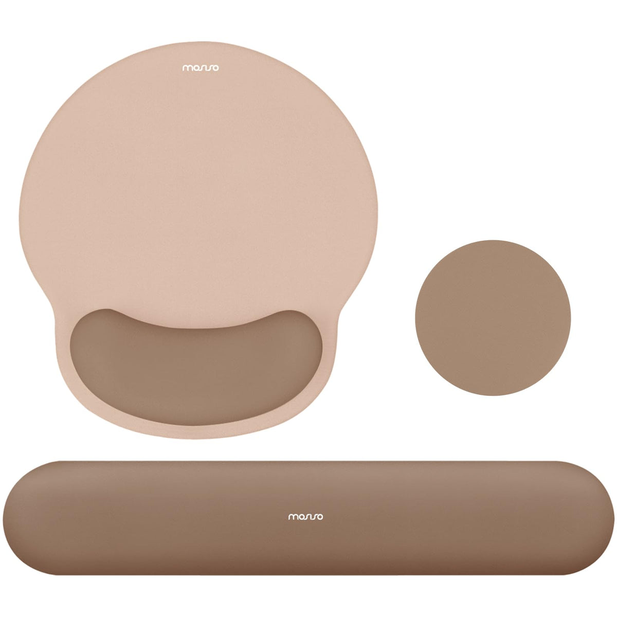 MOSISO Wrist Rest Support for Mouse Pad&Keyboard Set