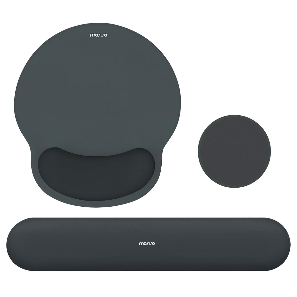 MOSISO Wrist Rest Support for Mouse Pad&Keyboard Set