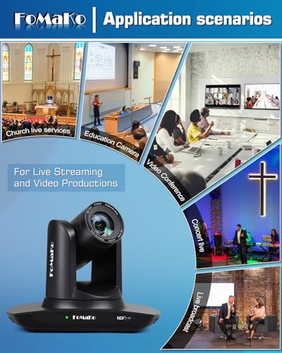 30x Optical Zoom AI Auto-Tracking PTZ Streaming Camera