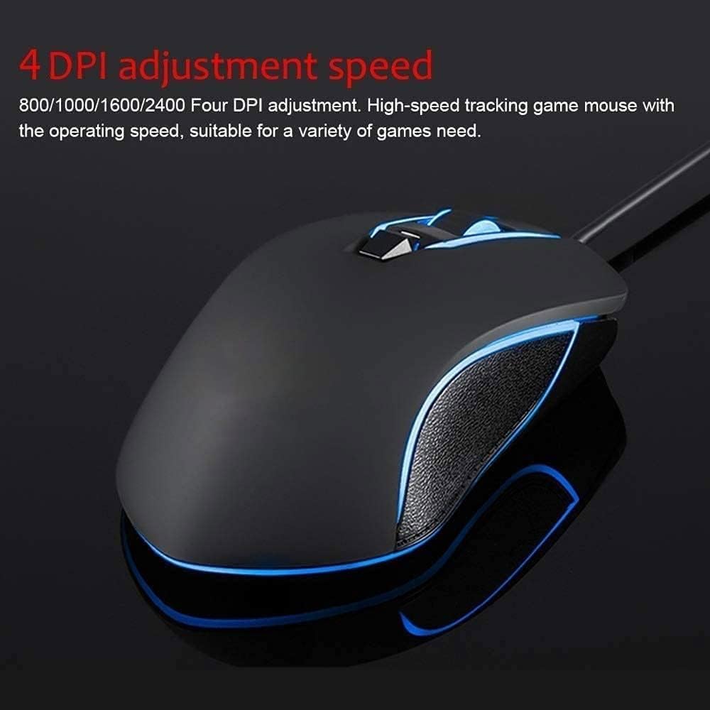 RKUVPAE Mechanical Gaming Keyboard Gaming Mouse Combo,RGB LED Backlit Keyboard Mouse Set for Windows & Mac PC Gamers