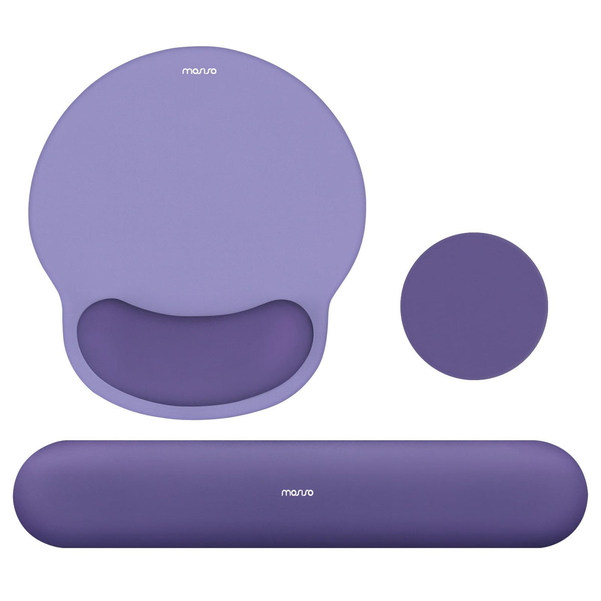 MOSISO Wrist Rest Support for Mouse Pad&Keyboard Set