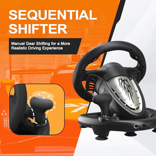 PXN V3 Pro Gaming Steering Wheel with Pedals