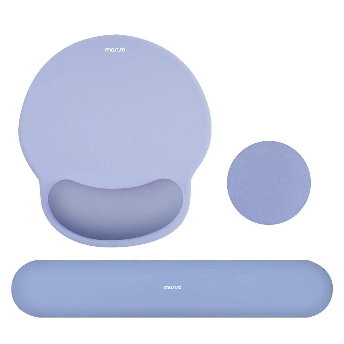 MOSISO Wrist Rest Support for Mouse Pad&Keyboard Set