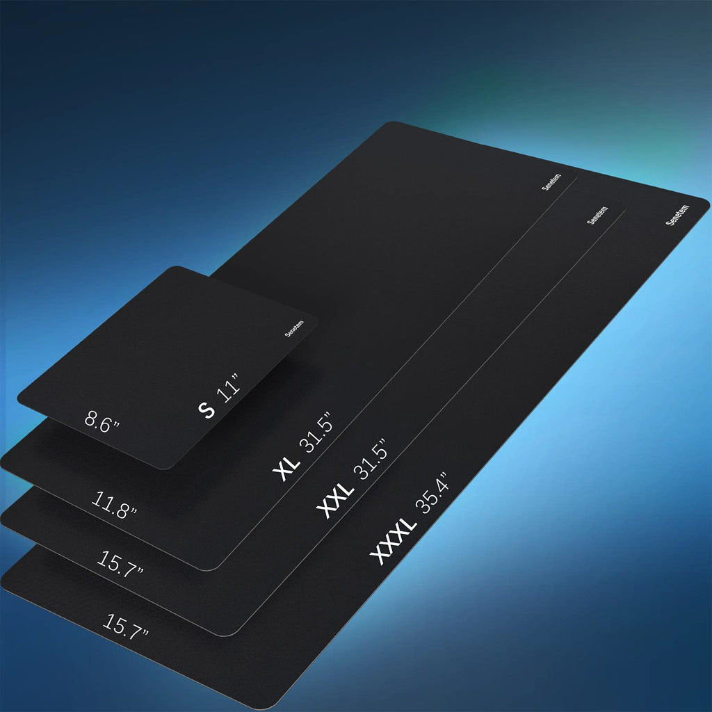 Senetem Ultra Thin Mouse Pad for Computer & Laptop, Smooth Flexible Gaming Mat