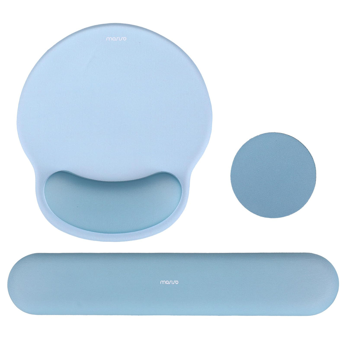 MOSISO Wrist Rest Support for Mouse Pad&Keyboard Set