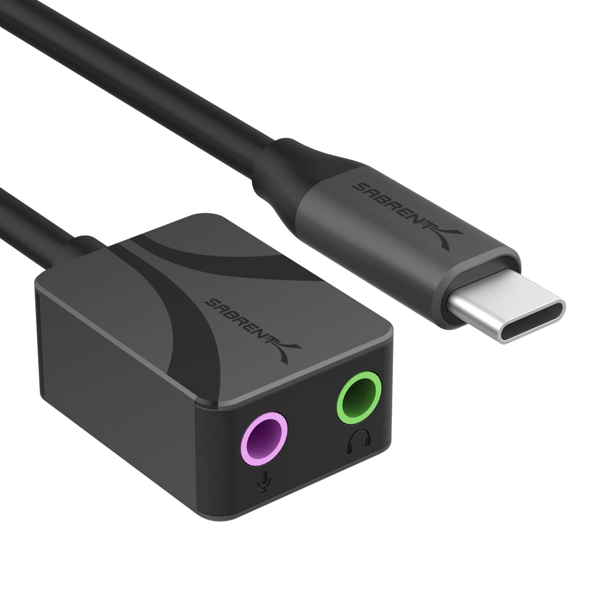 SABRENT USB External Sound Card Adapter for Gaming & Audio