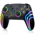 MYSTILUCK Wireless Pro Controller for Switch/Switch 2/Lite/OLED/PC - White & Black
