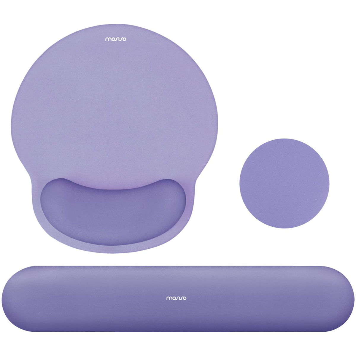 MOSISO Wrist Rest Support for Mouse Pad&Keyboard Set
