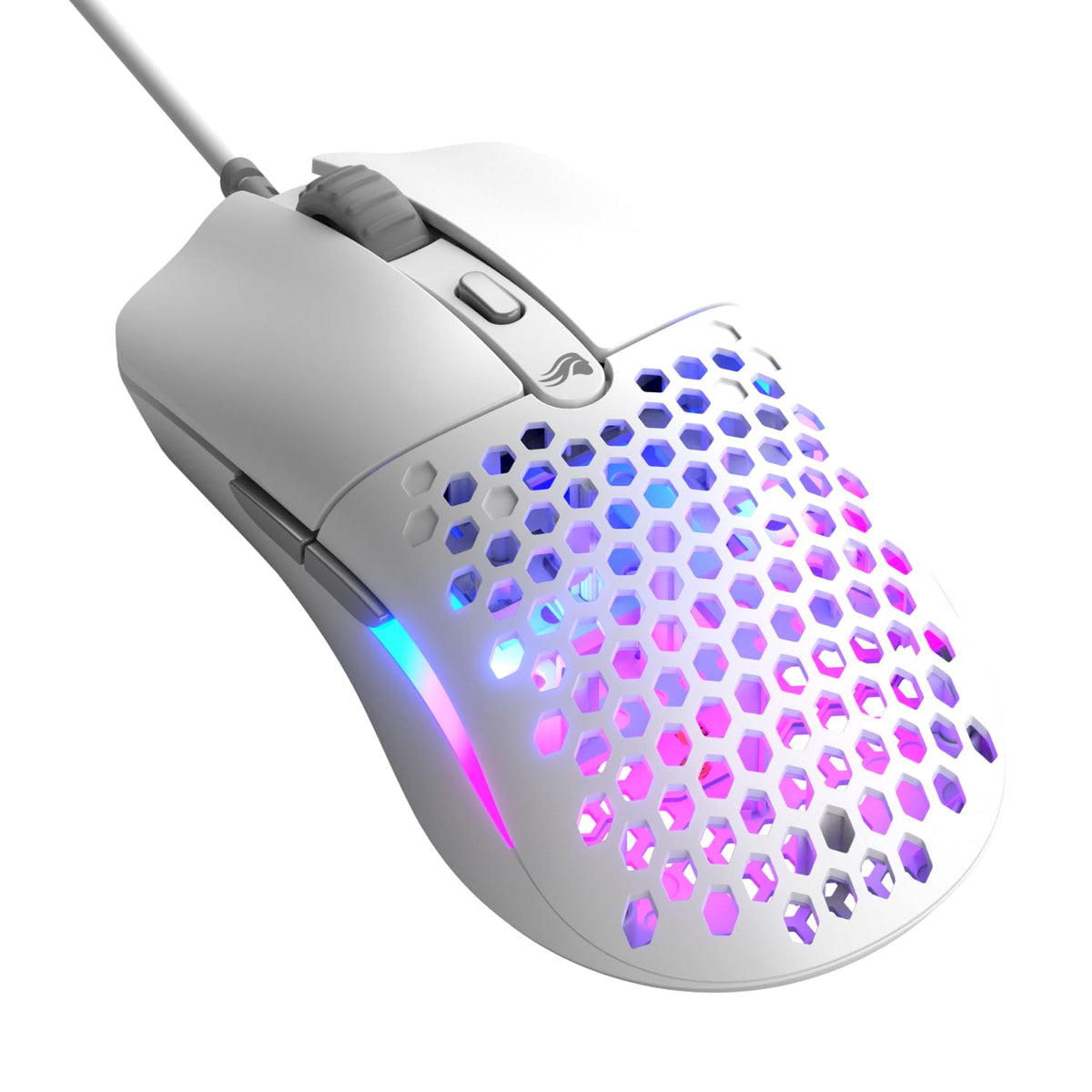 GLORIOUS Model O Eternal Ultralight RGB Gaming Mouse - Wired - 55g Lightweight - Customizable RGB Lighting - 6 Programmable Buttons - Symmetrical Design - 12K DPI Optical Sensor - PC/Mac - Black