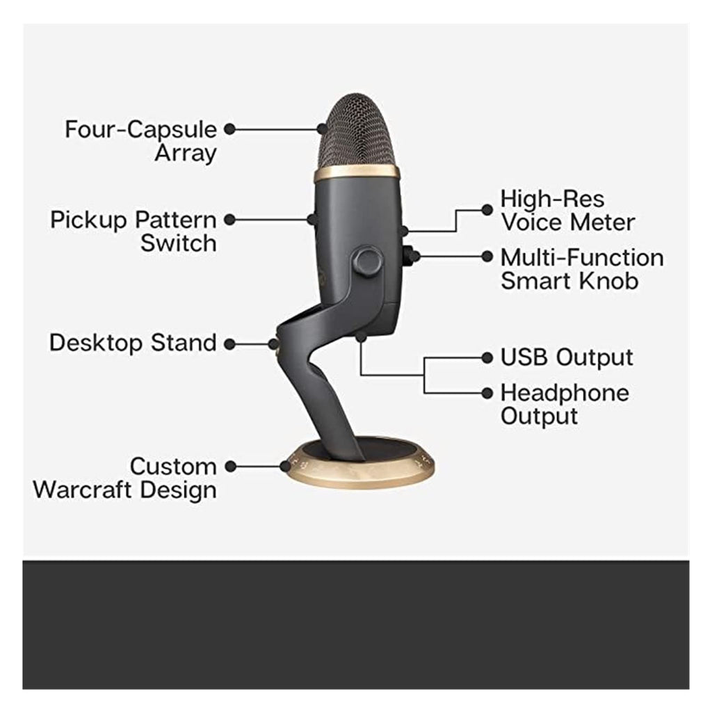 GGGUOJINN Microphone Edition Professional Podcast Gaming Streaming USB Mic with Effects Suitable for Anchor, Dubbing Studio, Recording, st