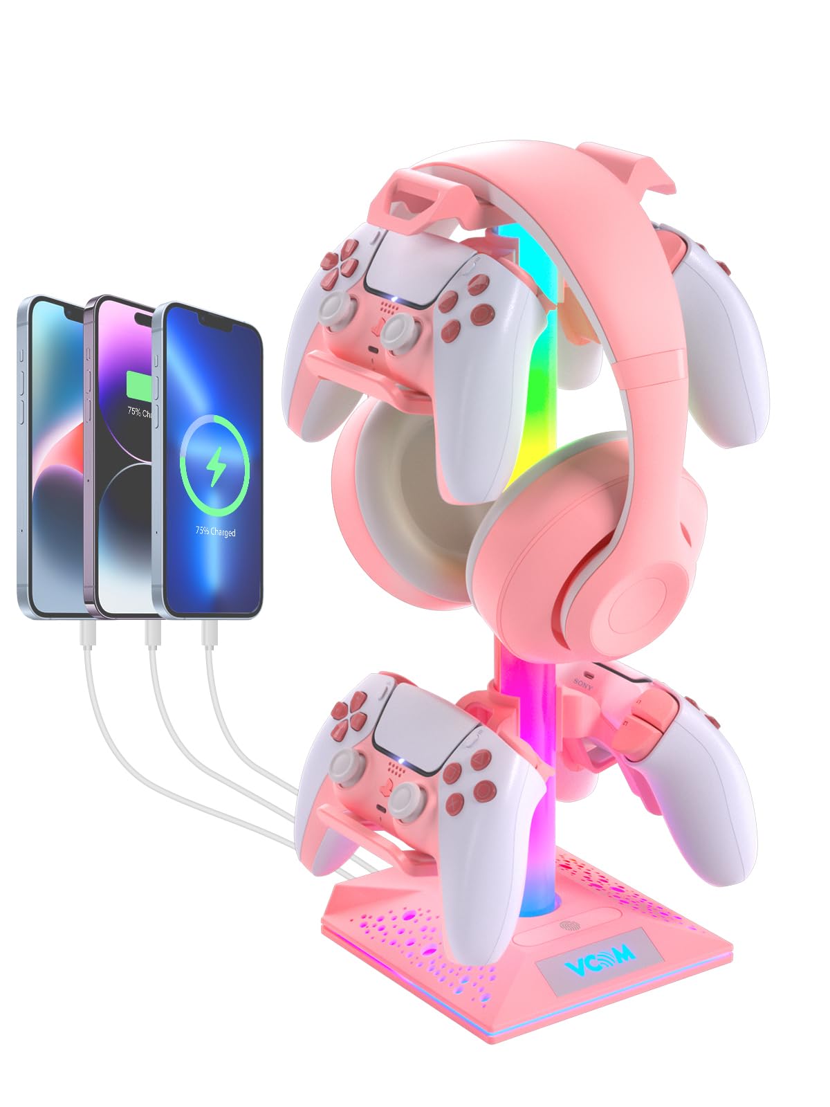 Minimalist Gaming Headphone Stand for Desktop Setup