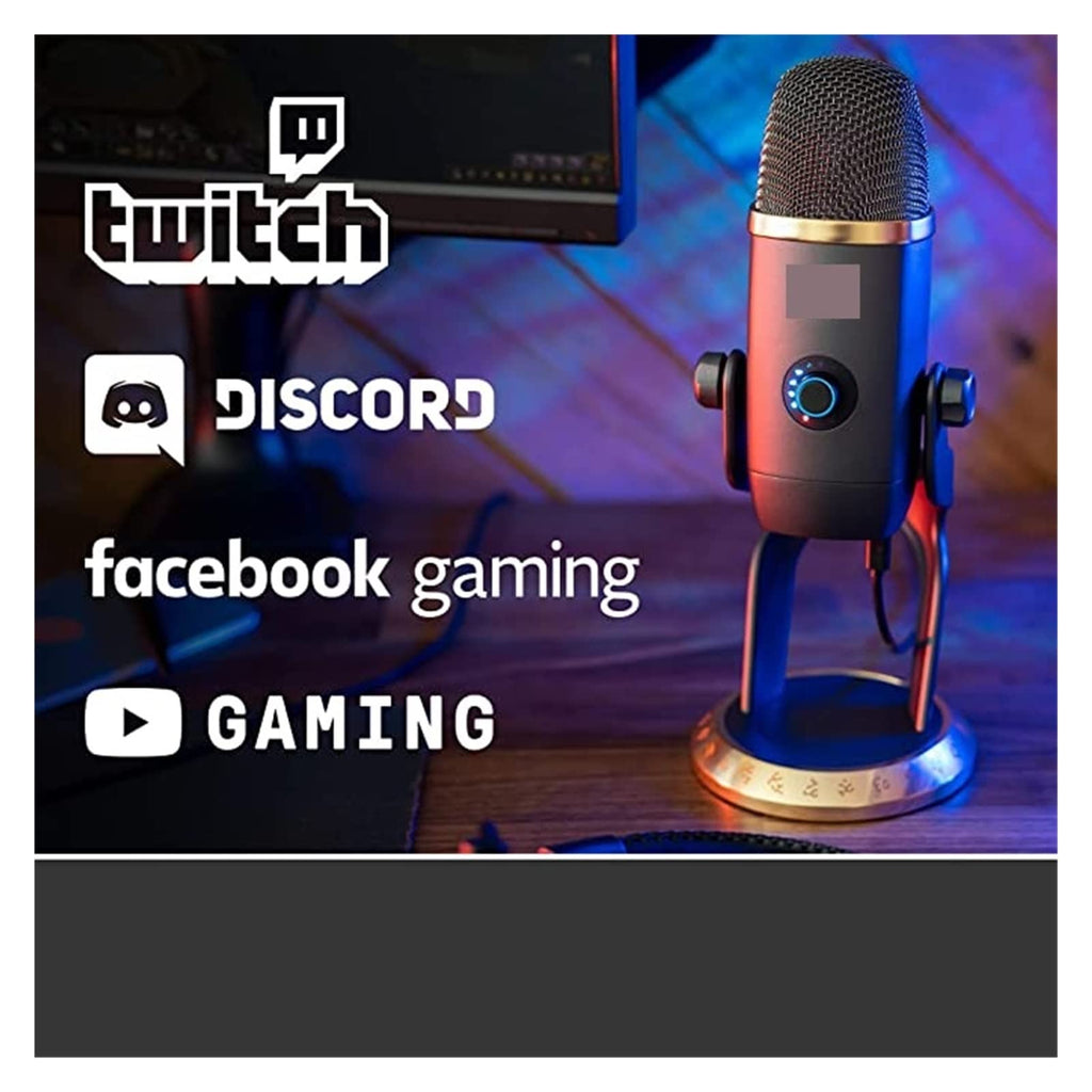 GGGUOJINN Microphone Edition Professional Podcast Gaming Streaming USB Mic with Effects Suitable for Anchor, Dubbing Studio, Recording, st