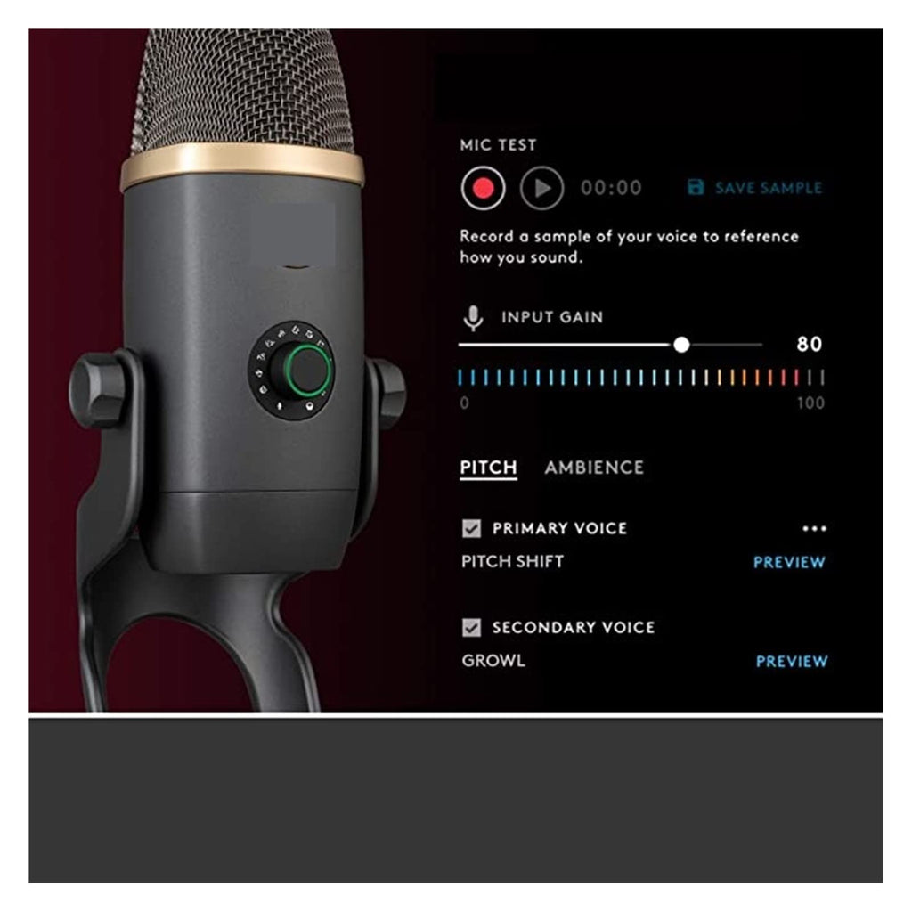 GGGUOJINN Microphone Edition Professional Podcast Gaming Streaming USB Mic with Effects Suitable for Anchor, Dubbing Studio, Recording, st