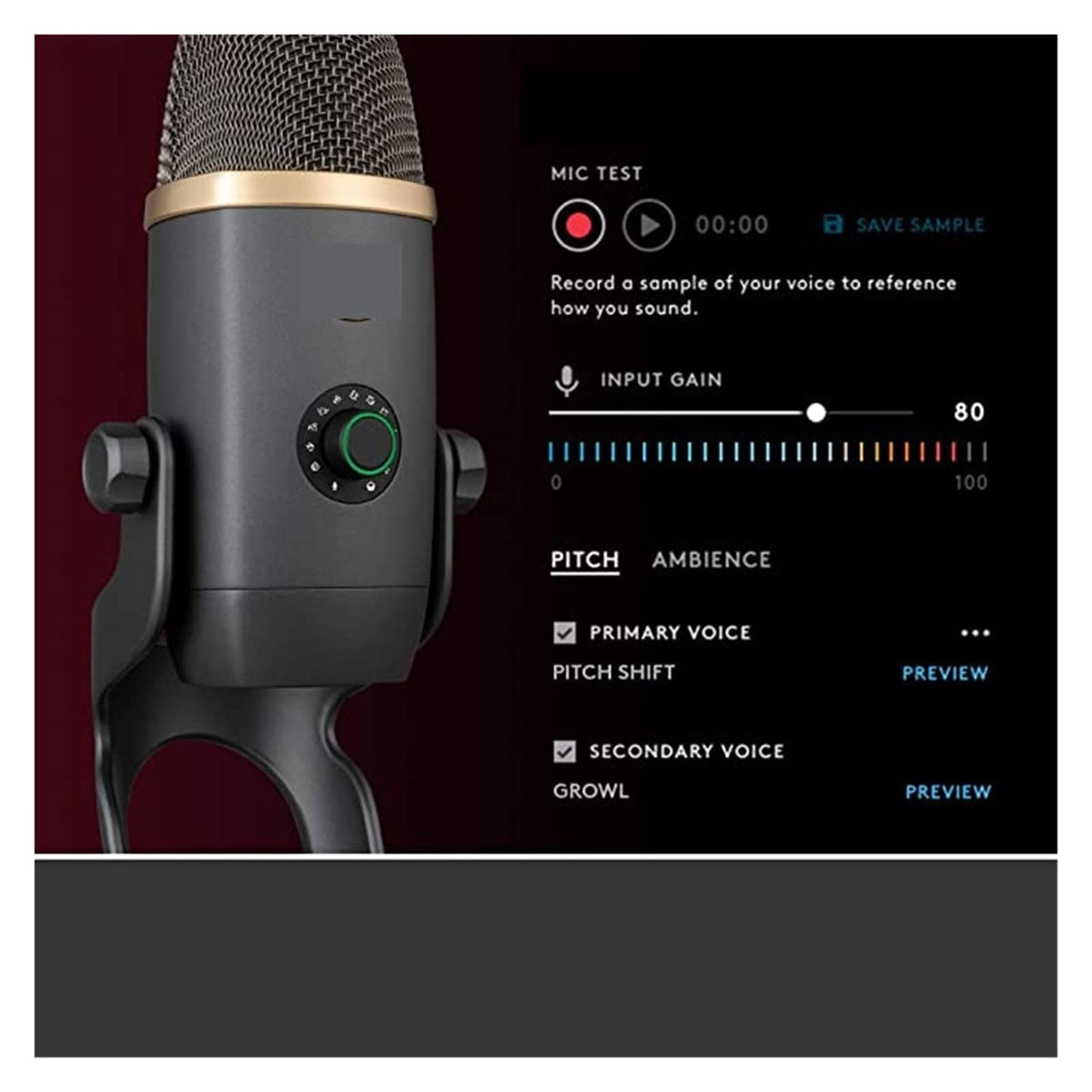 GGGUOJINN Microphone Edition Professional Podcast Gaming Streaming USB Mic with Effects Suitable for Anchor, Dubbing Studio, Recording, st