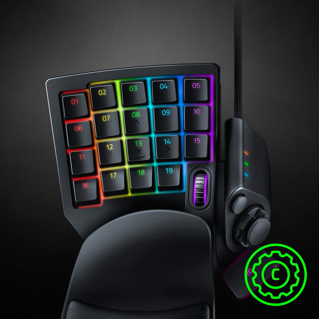 Razer Gaming Key Switches Programmable Pro Analog-Optical Chroma Keypad: 32 Keys RGB Lighting Keyboards
