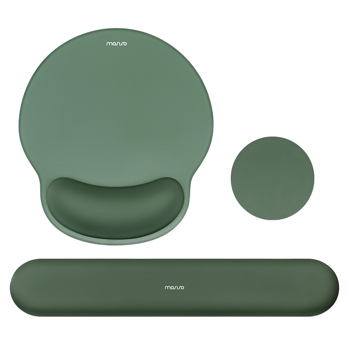 MOSISO Wrist Rest Support for Mouse Pad&Keyboard Set