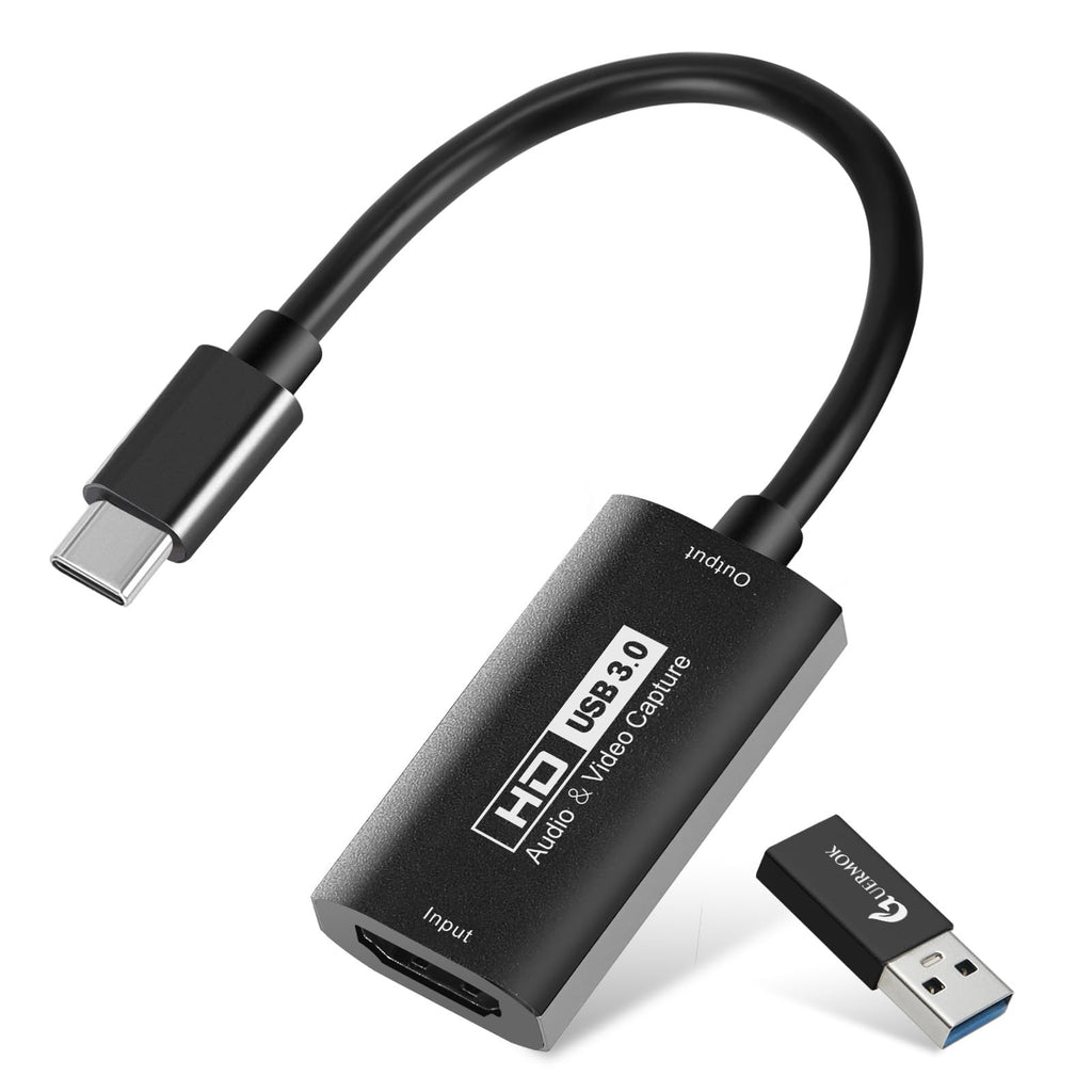 4K HDMI USB 3.0 Video Capture Card for Streaming & Recording