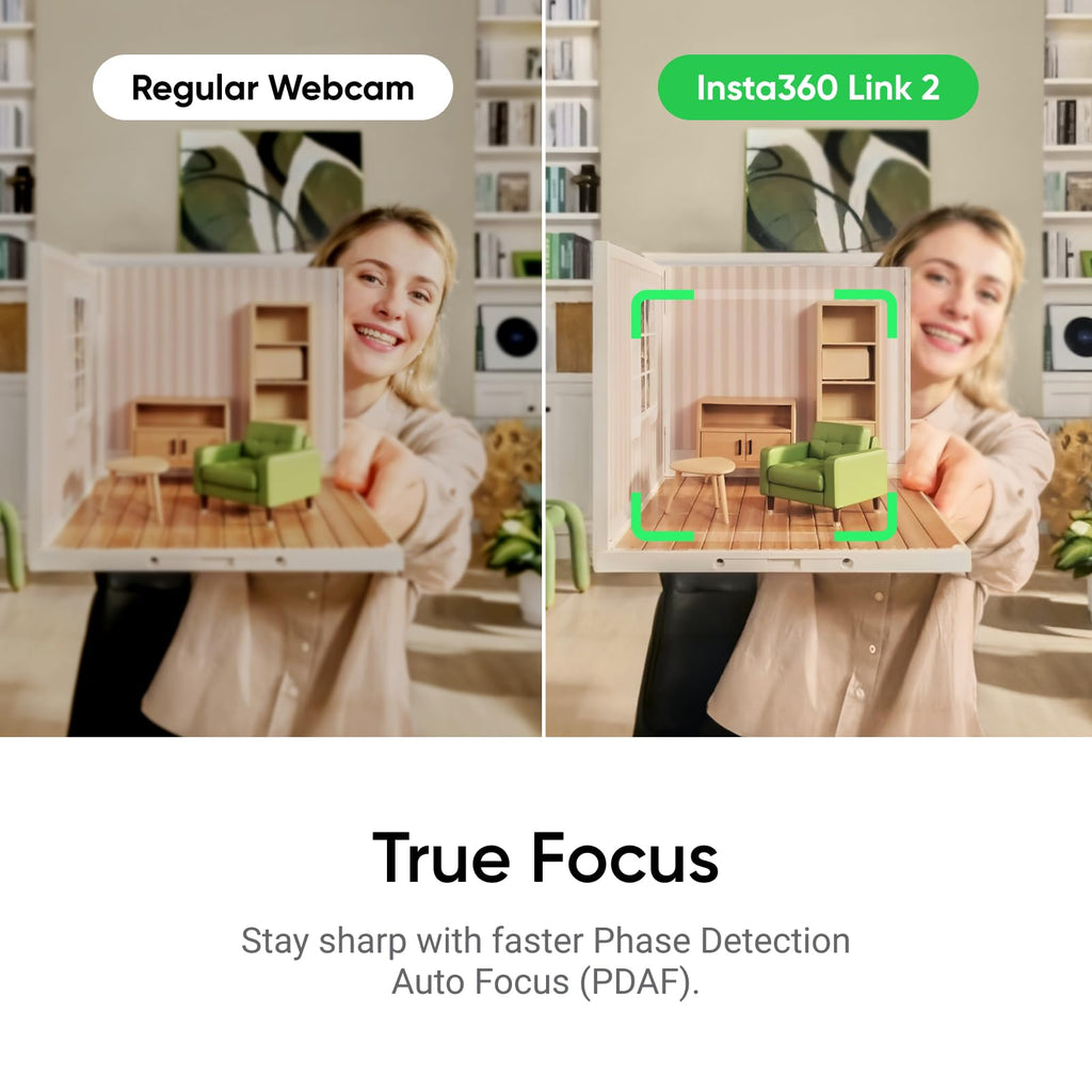 4K PTZ Webcam with AI Tracking and Noise-Canceling Mic