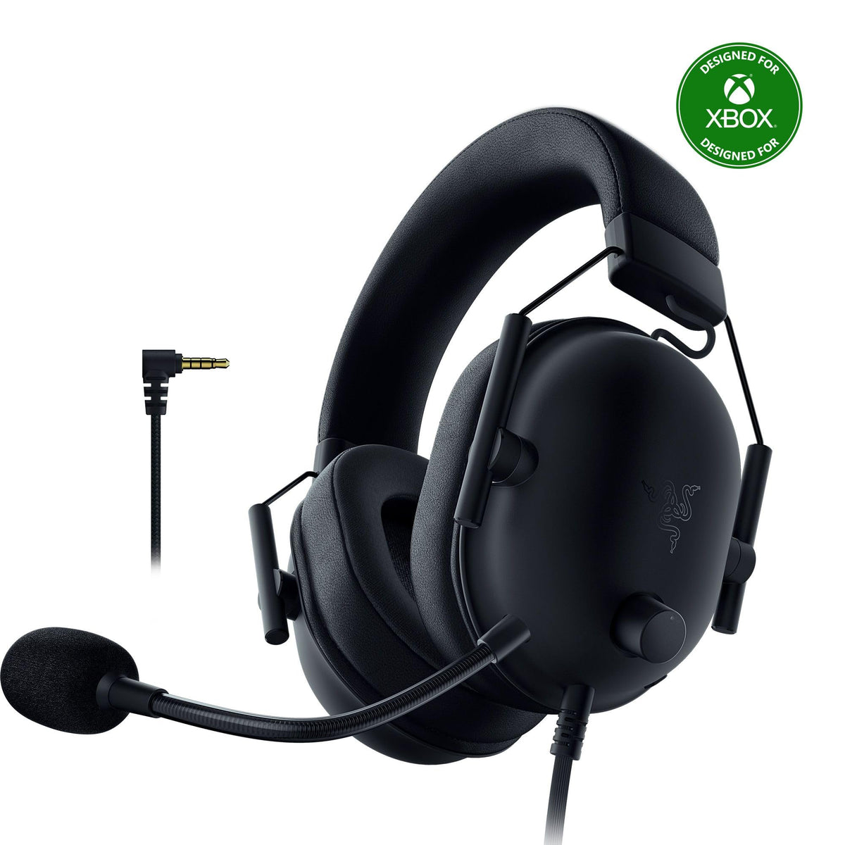 Razer BlackShark V2 X PlayStation Gaming Headset: 50mm Drivers - Cardioid Mic - Lightweight - Comfortable, Noise Isolating Earcups - for PS5, Xbox Series X, PC, Switch via 3.5 mm Audio Jack - Black