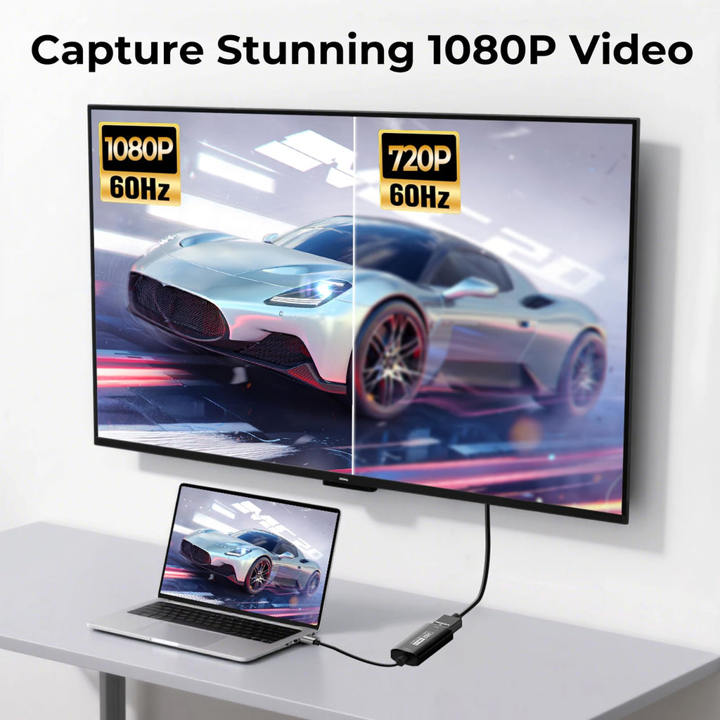 4K HDMI USB 3.0 Video Capture Card for Streaming & Recording