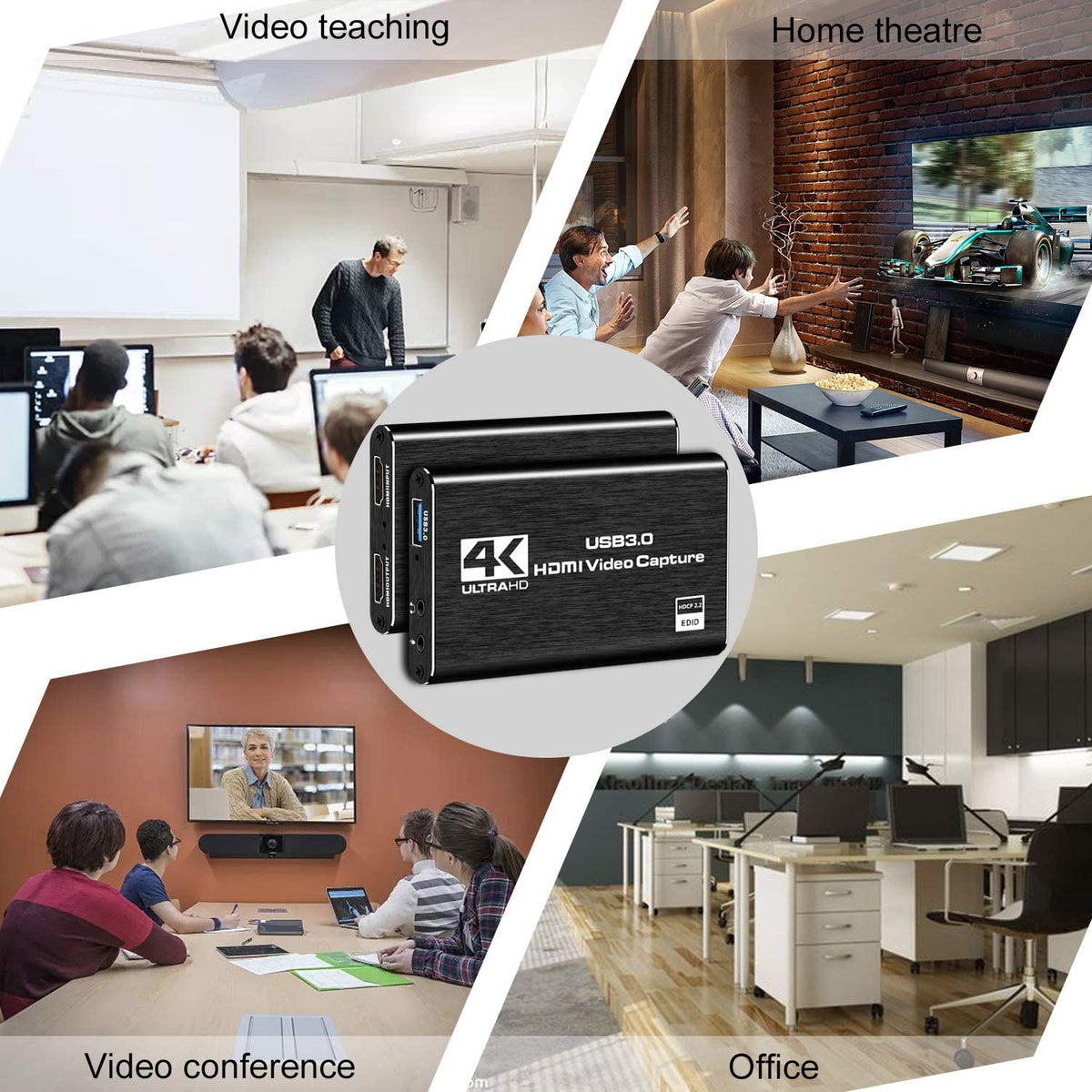 4K HDMI Video Capture Card for Streaming and Recording