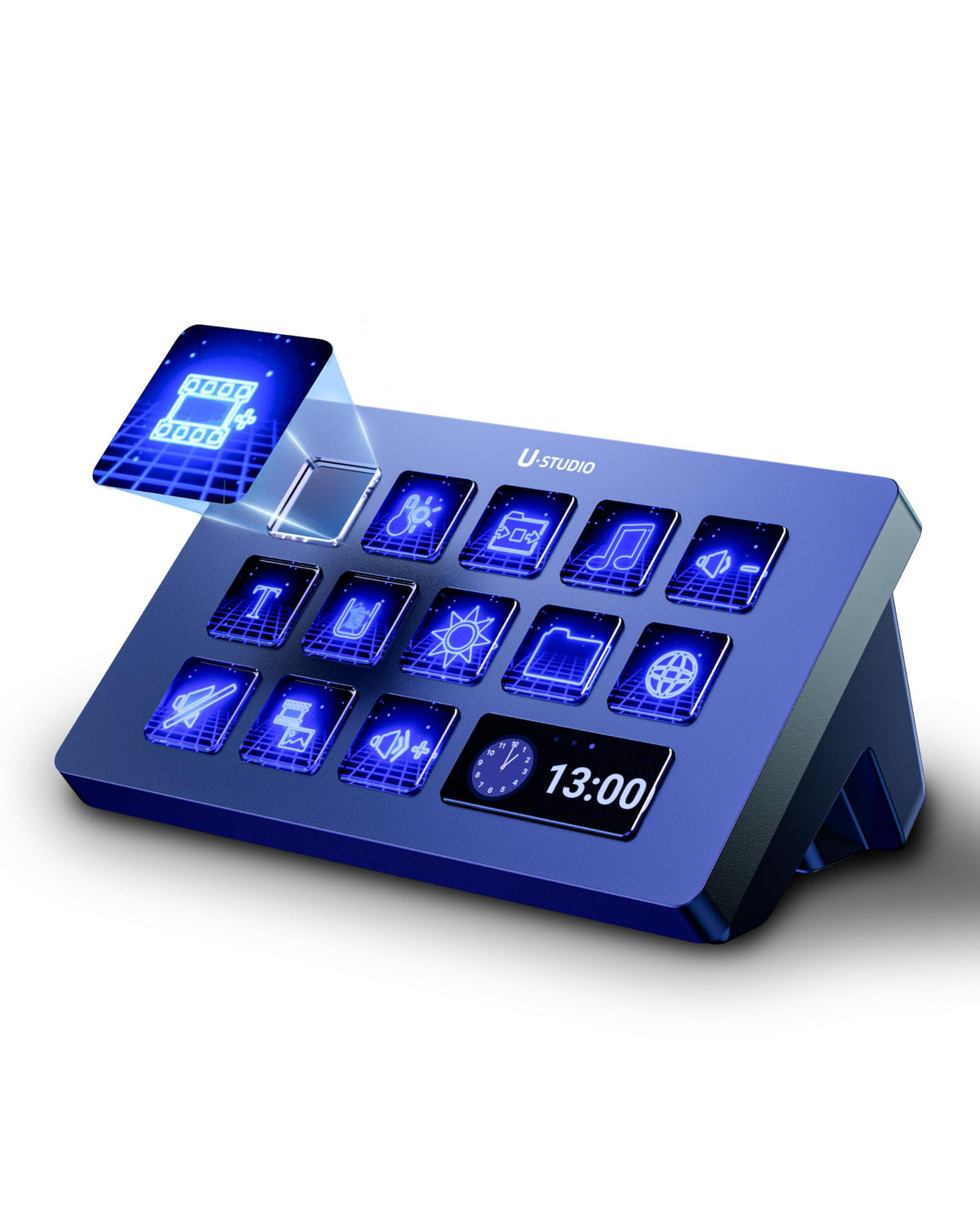 LCD Stream Controller with Customizable Macro Keys