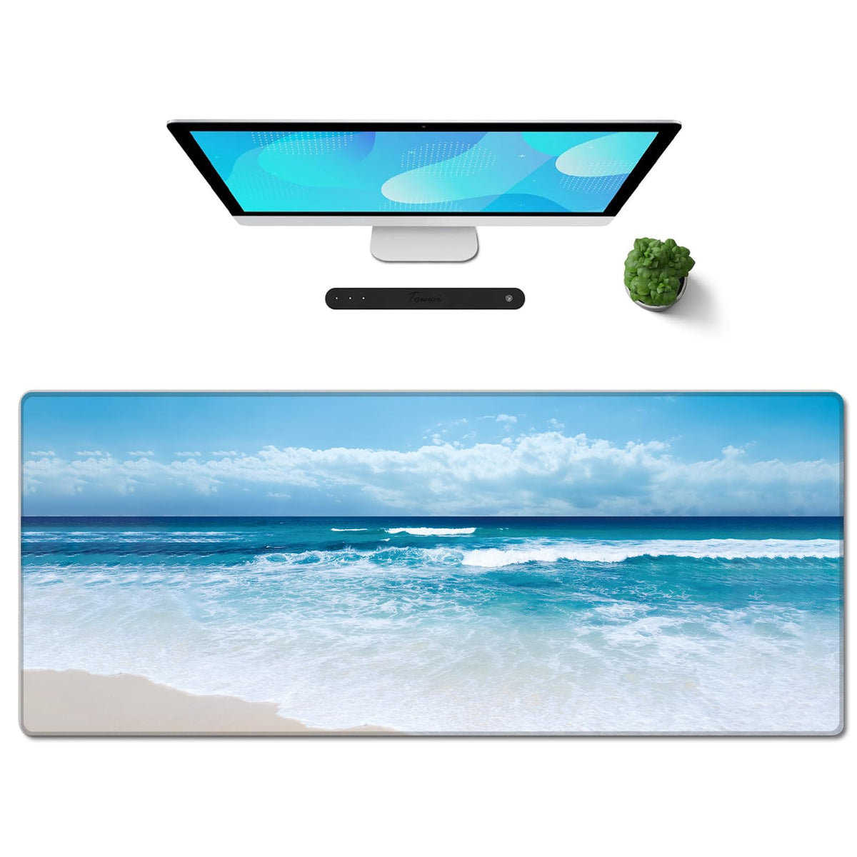 Galdas Gaming Mouse Pad XXL XL Large Long Extended Big Mousepad Non-Slip Rubber Keyboard Mouse Pad with Stitched Edges for Laptop Home Office (31.5x11.8x0.08 Inch) …