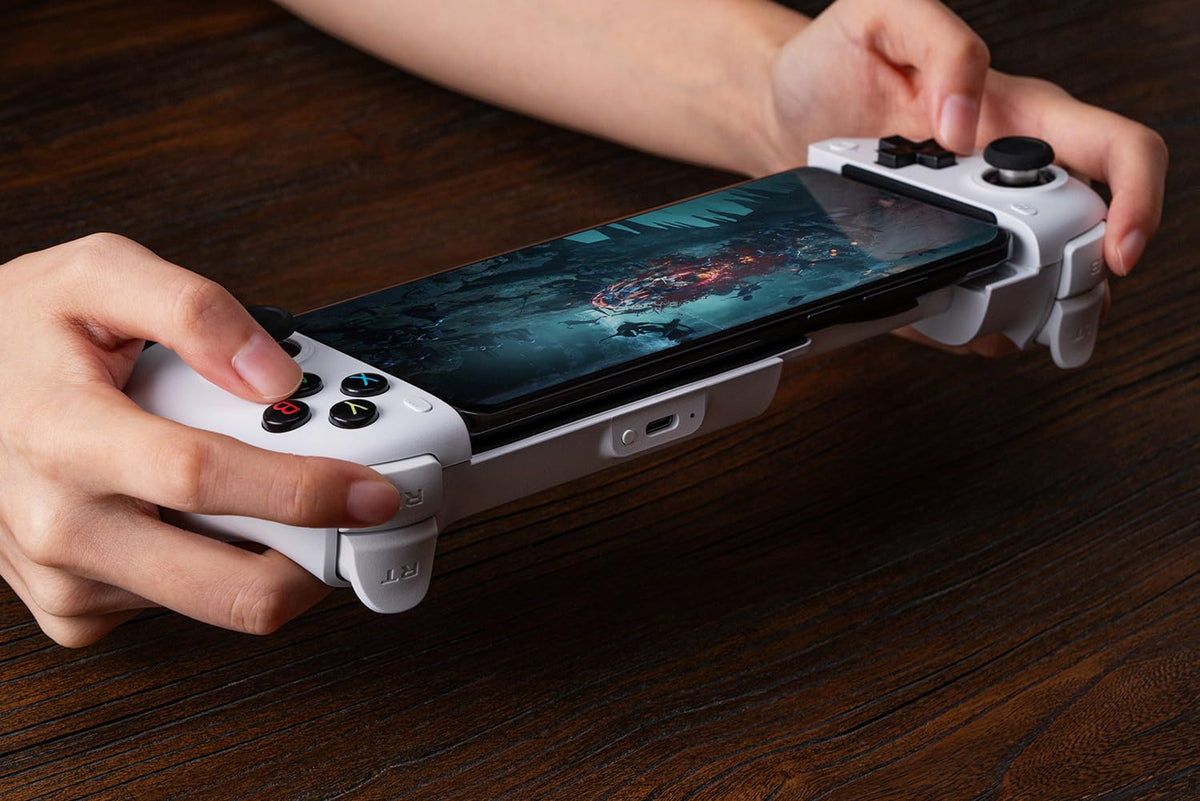 8Bitdo Ultimate Mobile Gaming Controller for iPhone, Apple, Android & Xbox Cloud Gaming, Bluetooth Gamepad with Hall Effect Joysticks, 2 Pro Back Buttons, Officially Licensed