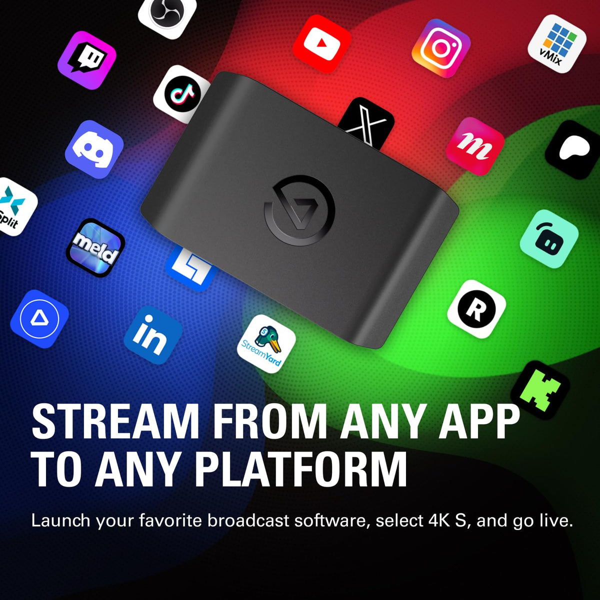 Elgato 4K Capture Card for Streaming and Recording