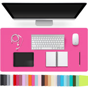 Large PU Leather Desk Pad with Non-Slip Easy-Clean Surface