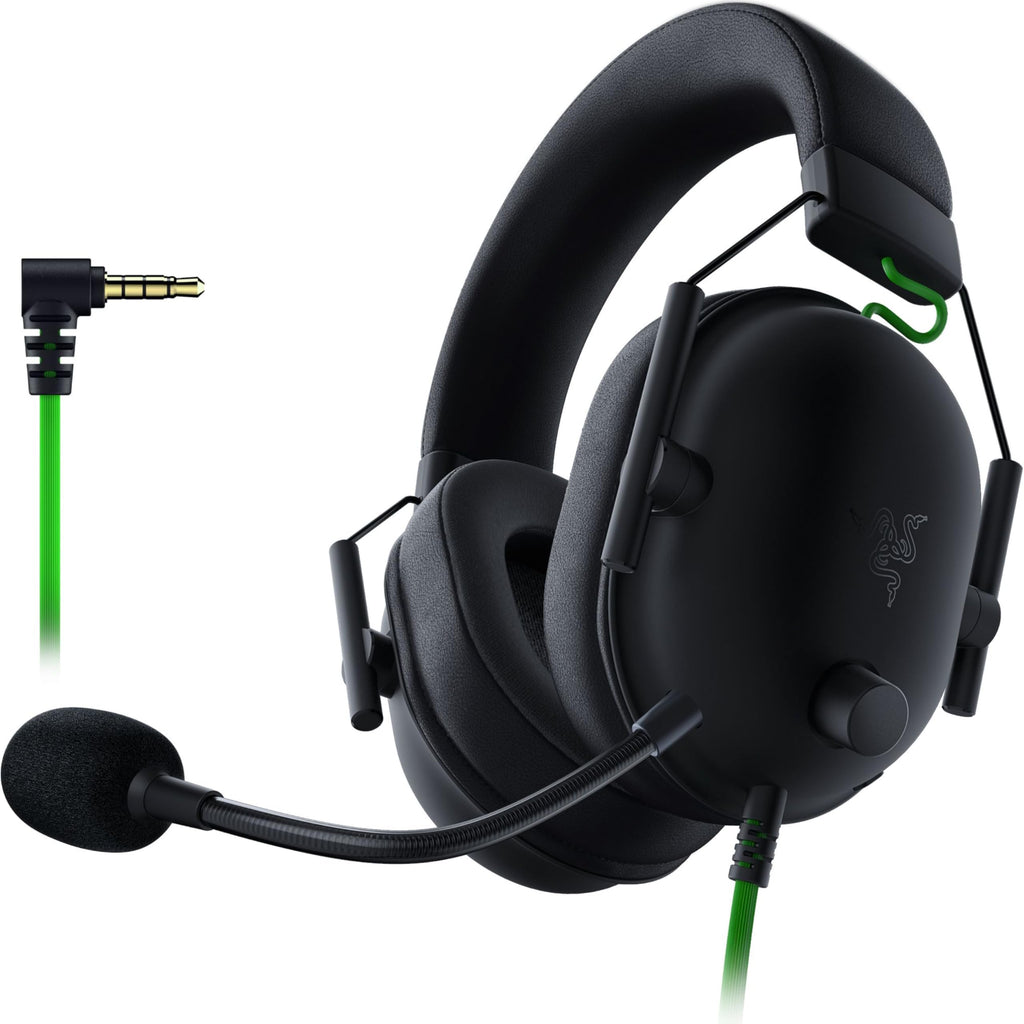 Razer BlackShark V2 X PlayStation Gaming Headset: 50mm Drivers - Cardioid Mic - Lightweight - Comfortable, Noise Isolating Earcups - for PS5, Xbox Series X, PC, Switch via 3.5 mm Audio Jack - Black