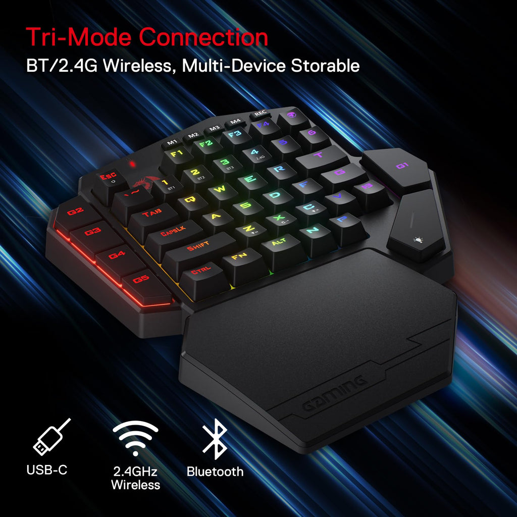 Redragon K585 DITI Wireless One-Handed Mechanical Keyboard