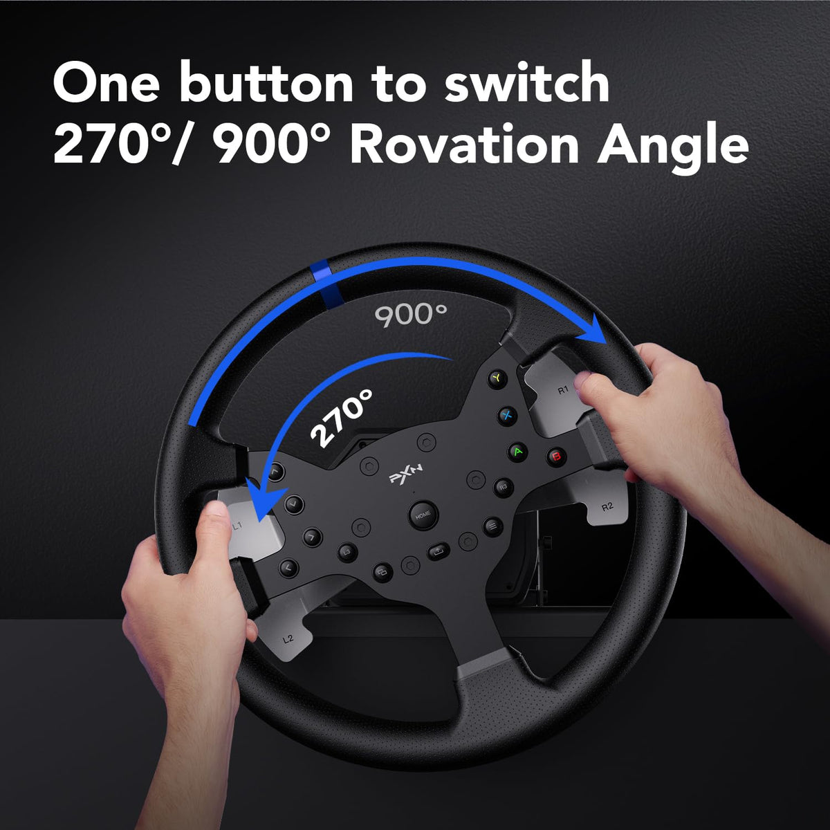 PXN V99 Force Feedback Racing Wheel, with Pedals and Shifter