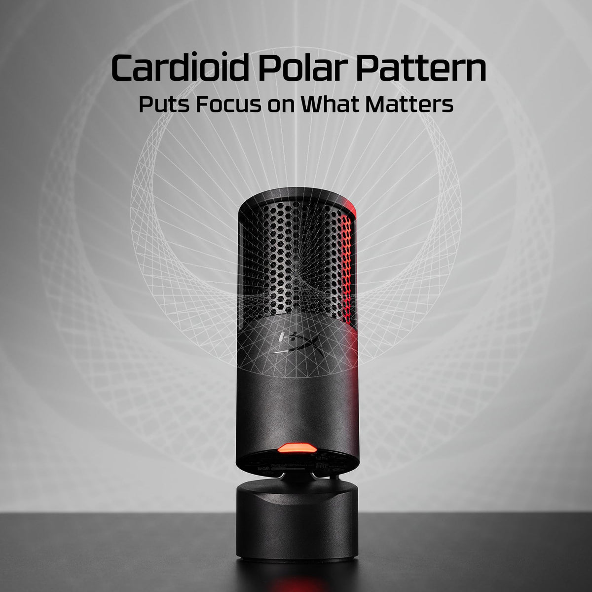 HyperX SoloCast – USB Condenser Gaming Microphone, for PC, PS4, PS5 and Mac, Tap-to-Mute Sensor, Cardioid Polar Pattern, Great for Streaming, Podcasts, Twitch, YouTube