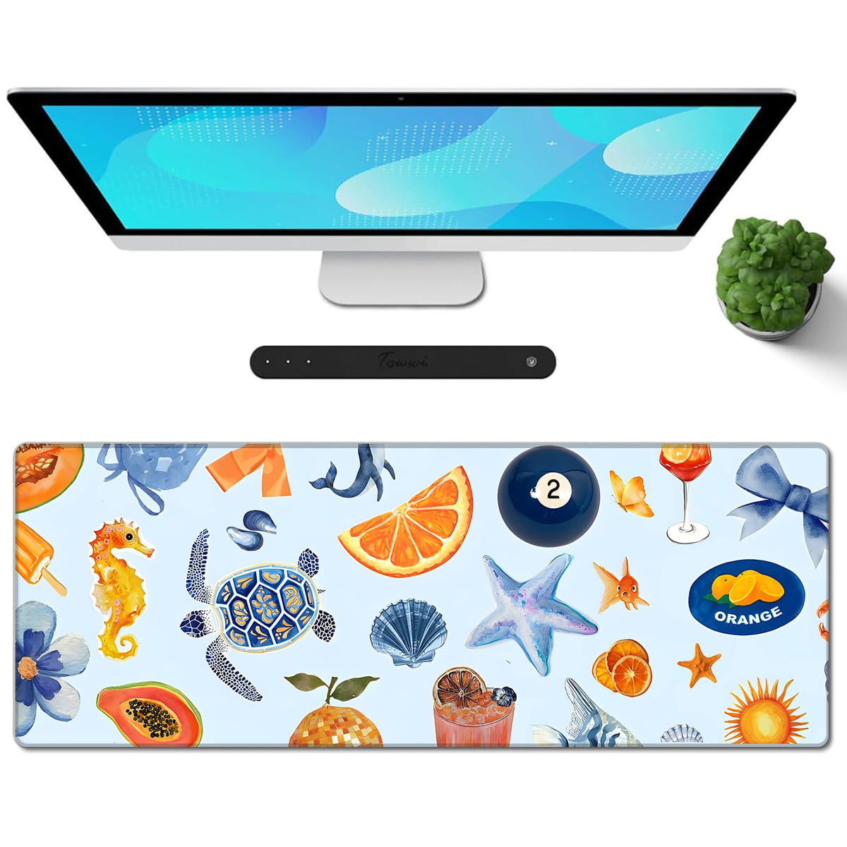 Galdas Gaming Mouse Pad XXL XL Large Long Extended Big Mousepad Non-Slip Rubber Keyboard Mouse Pad with Stitched Edges for Laptop Home Office (31.5x11.8x0.08 Inch) …