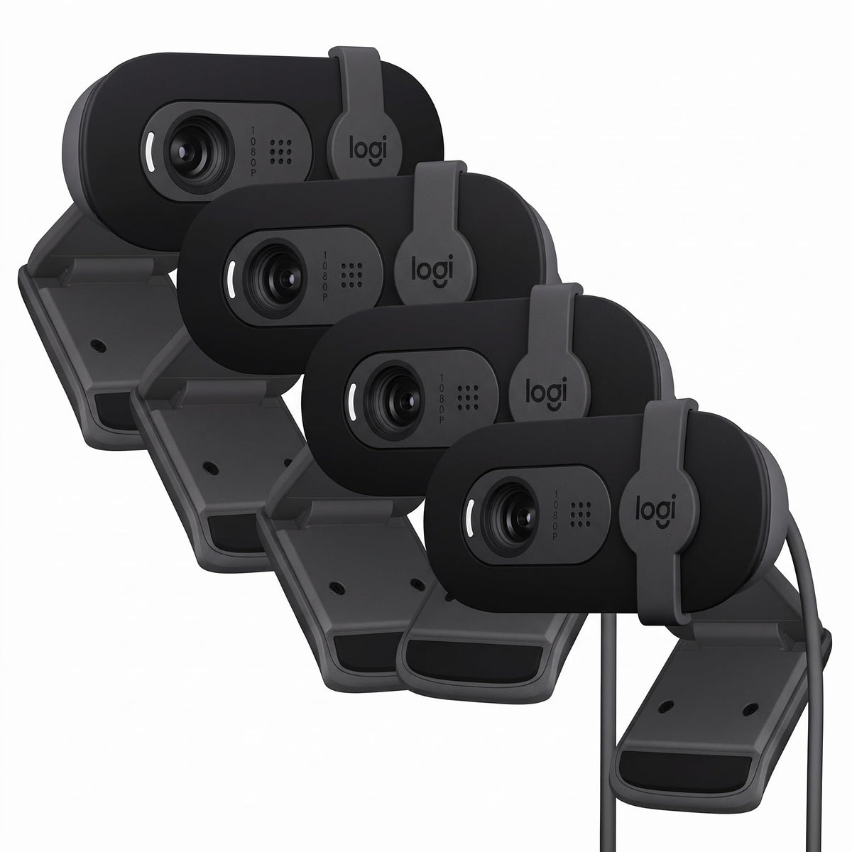 Brio Full HD 1080p Webcam with Autofocus and Dual Microphones