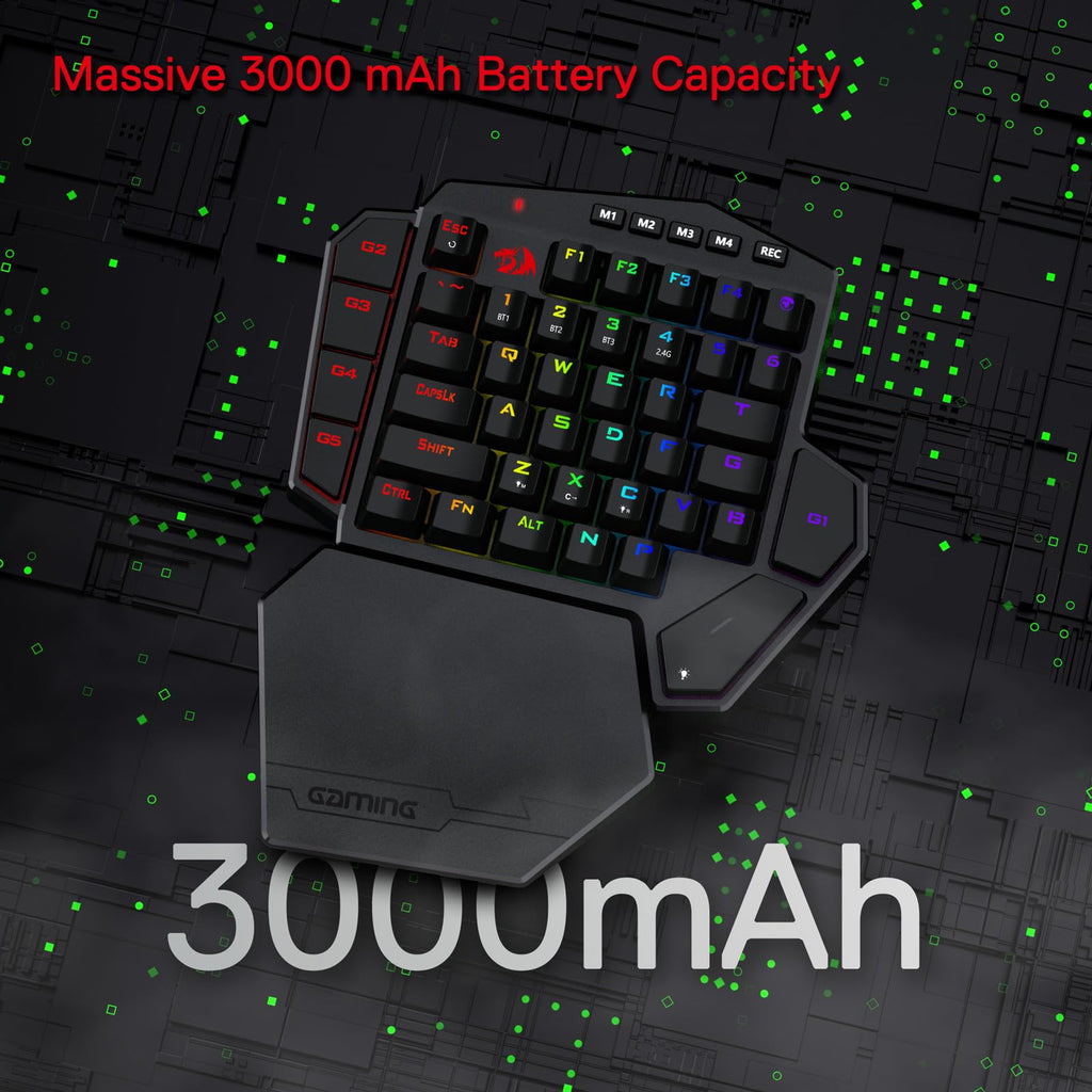 Redragon K585 DITI Wireless One-Handed Mechanical Keyboard