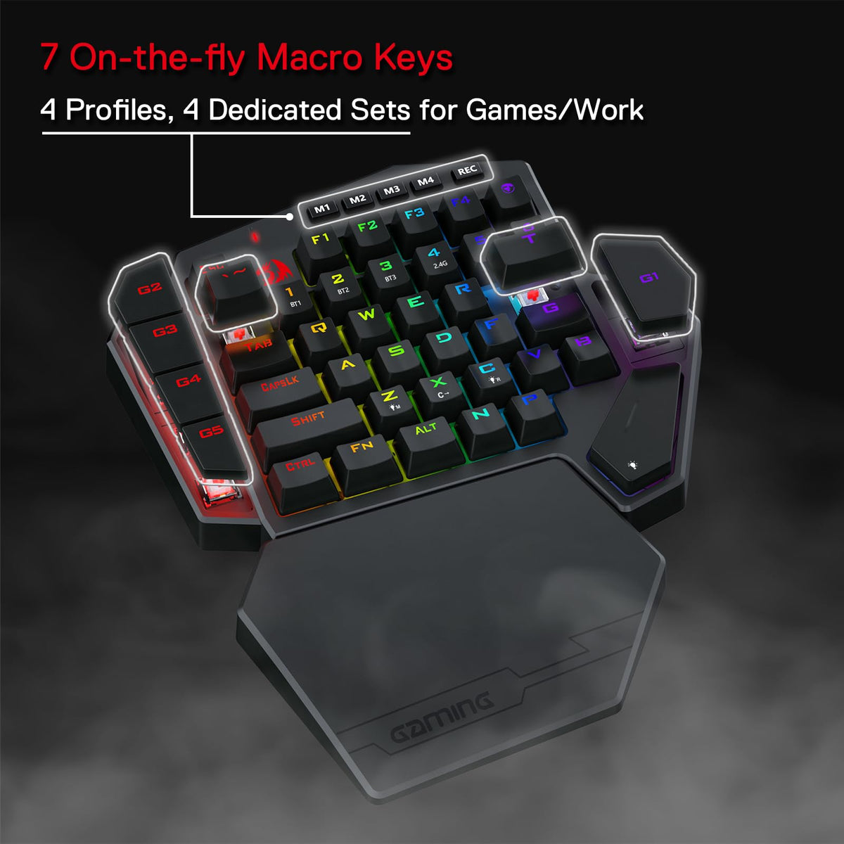 Redragon K585 DITI Wireless One-Handed Mechanical Keyboard
