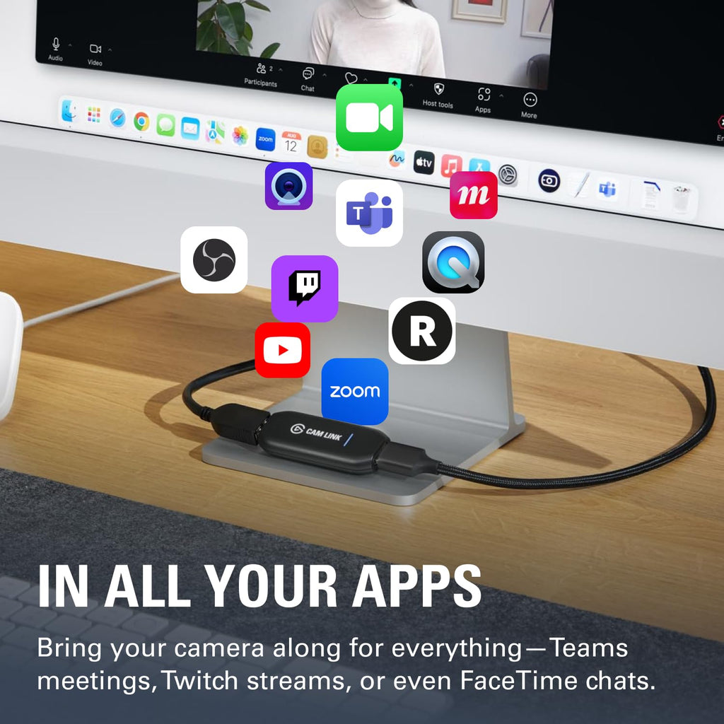 4K Camera Capture Card for DSLR & Camcorder Streaming
