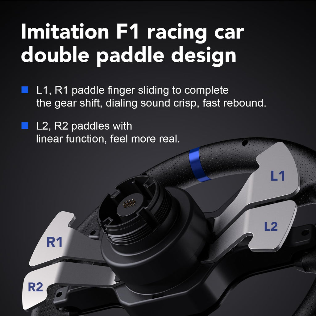 PXN V99 Force Feedback Racing Wheel, with Pedals and Shifter
