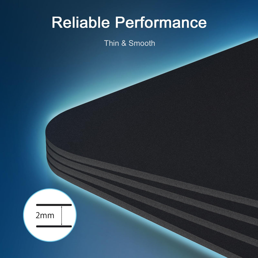 Senetem Ultra Thin Mouse Pad for Computer & Laptop, Smooth Flexible Gaming Mat