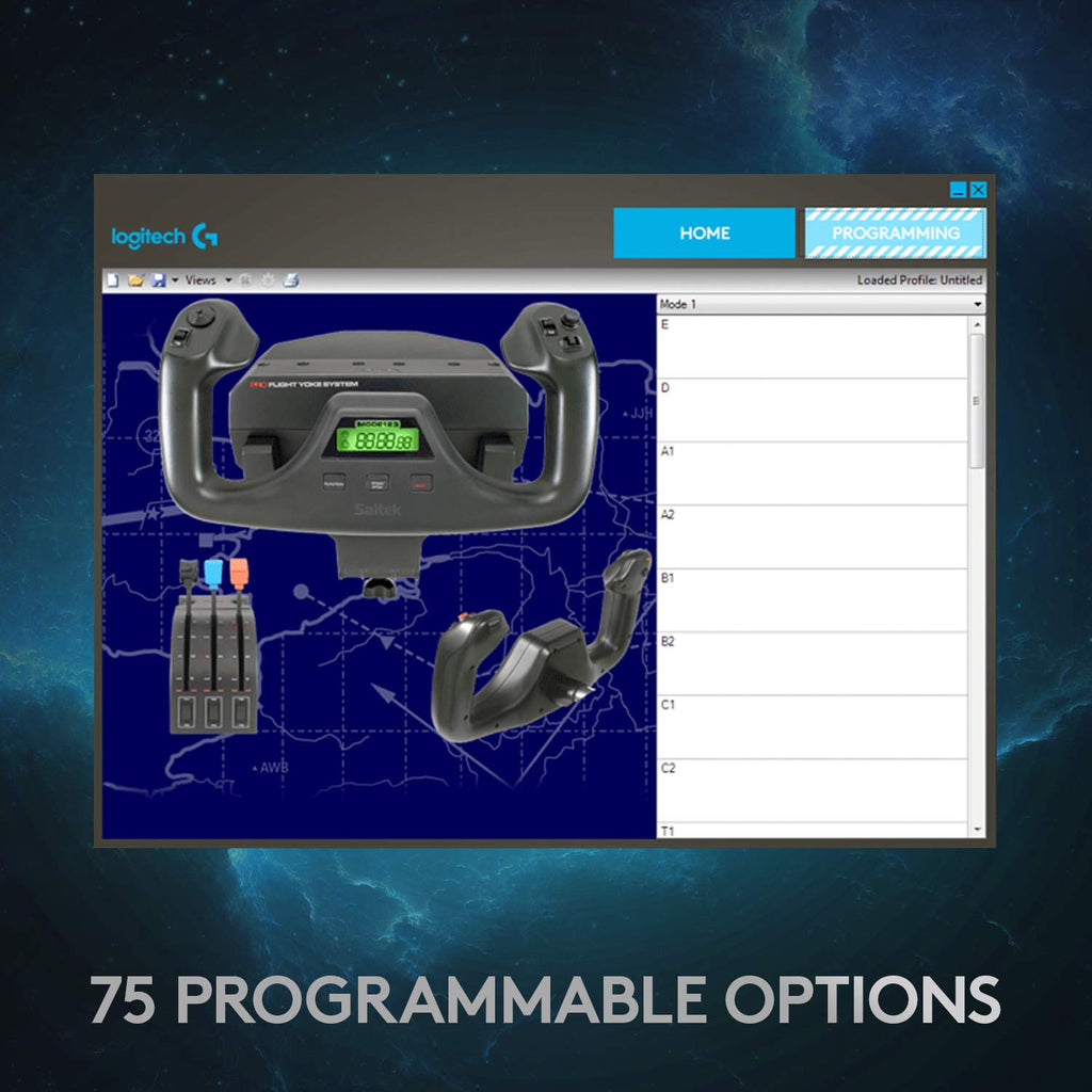 PRO Flight Yoke System for PC Flight Simulation